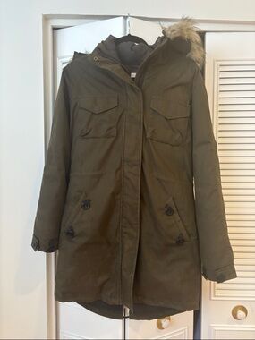 Community Women's Insulated Parka with Faux Fur Hood